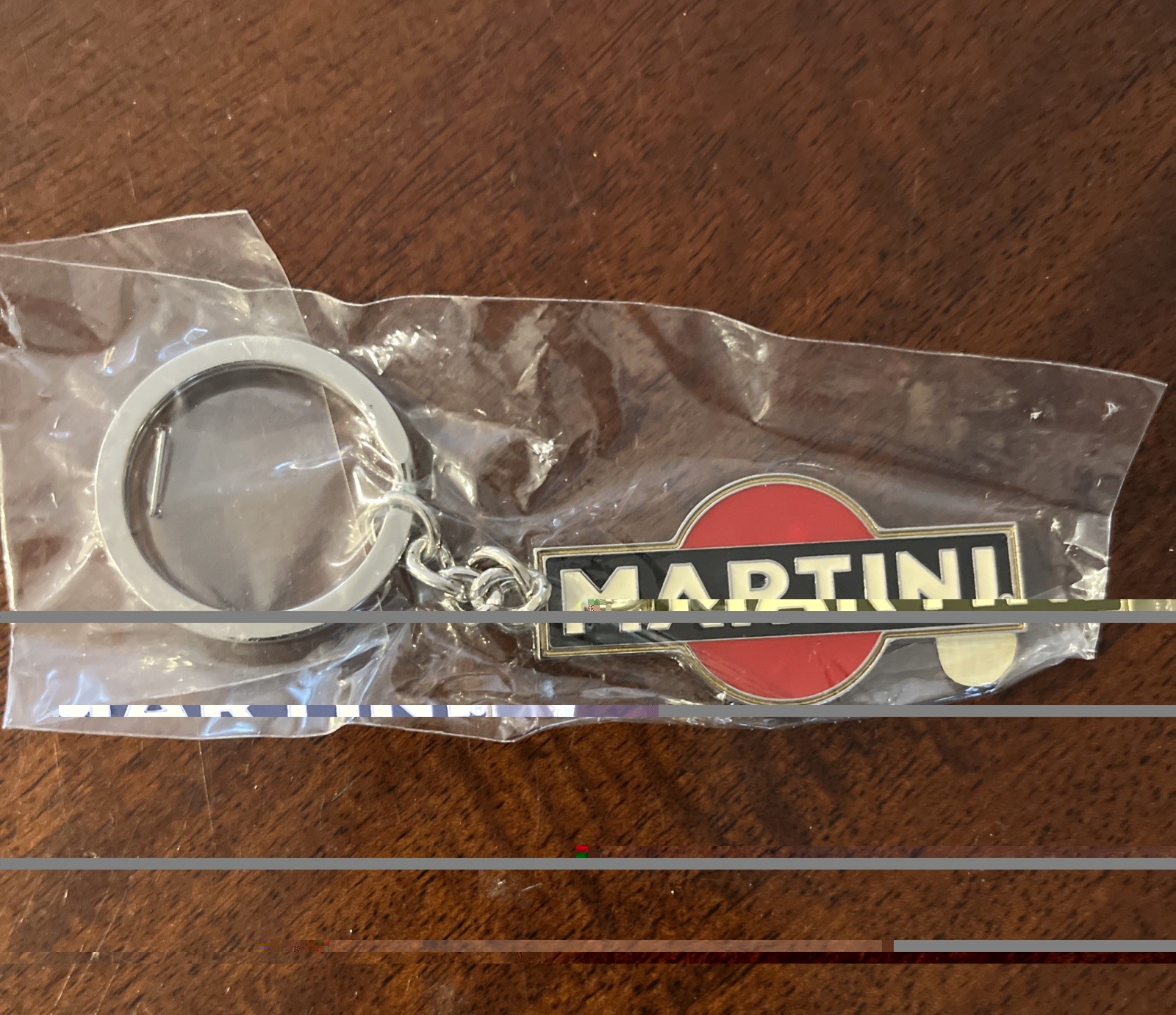 Martini Logo Key Chain ~ Metal