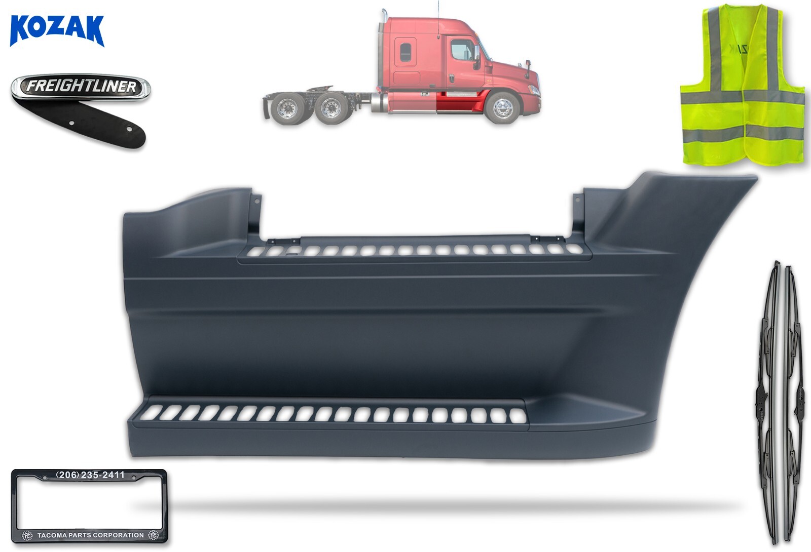Side Front Fairing Step Panel Right Side Freightliner Cascadia 125