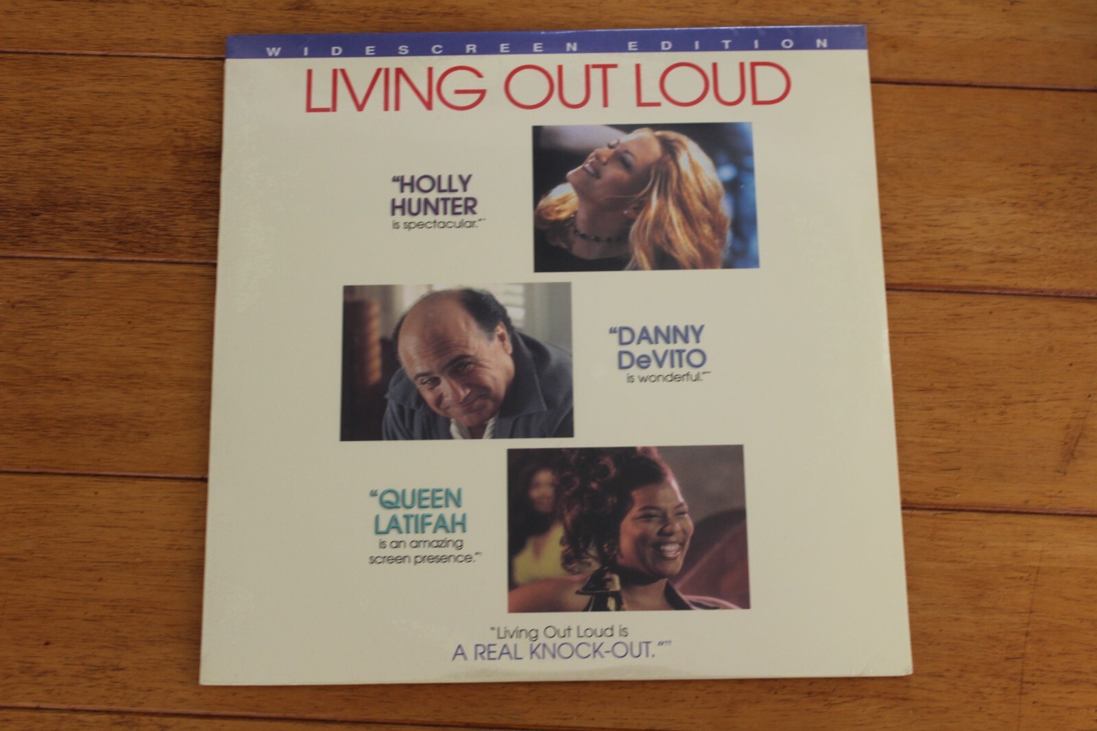 LIVING OUT LOUD WIDESCREEN LASERDISC [NEW SEALED] LD HOLLY HUNTER