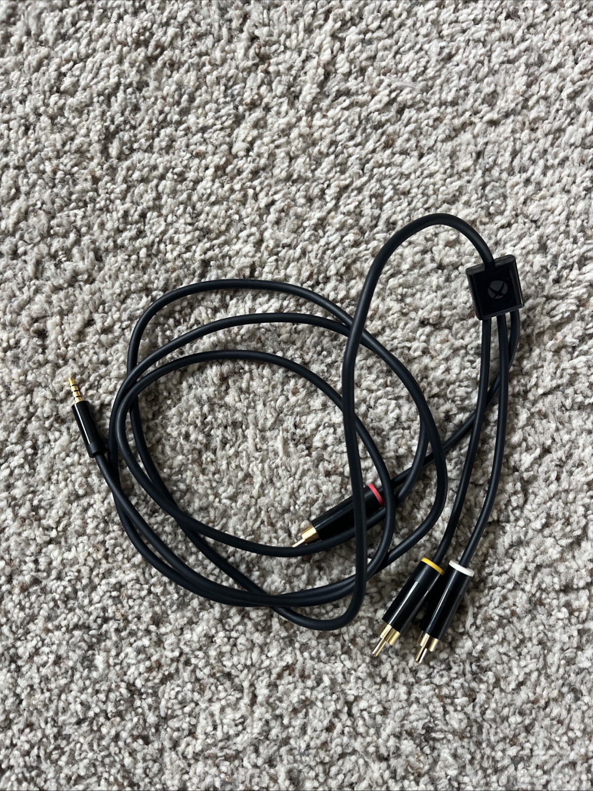 Microsoft Xbox 360 Slim E Official Composite AV Cable Genuine Console TV Lead