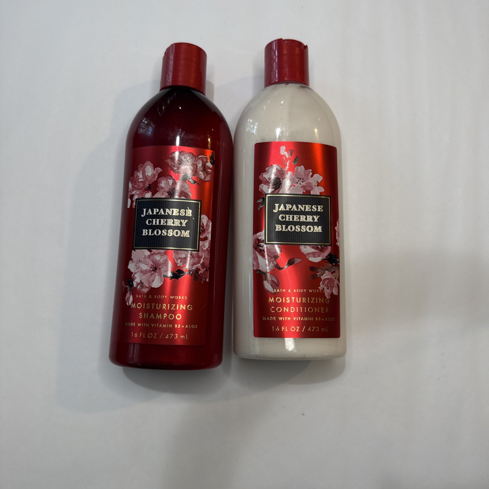 Bath & Body Works Japanese Cherry Blossom Shampoo & Conditioner Hair Set, 16 oz