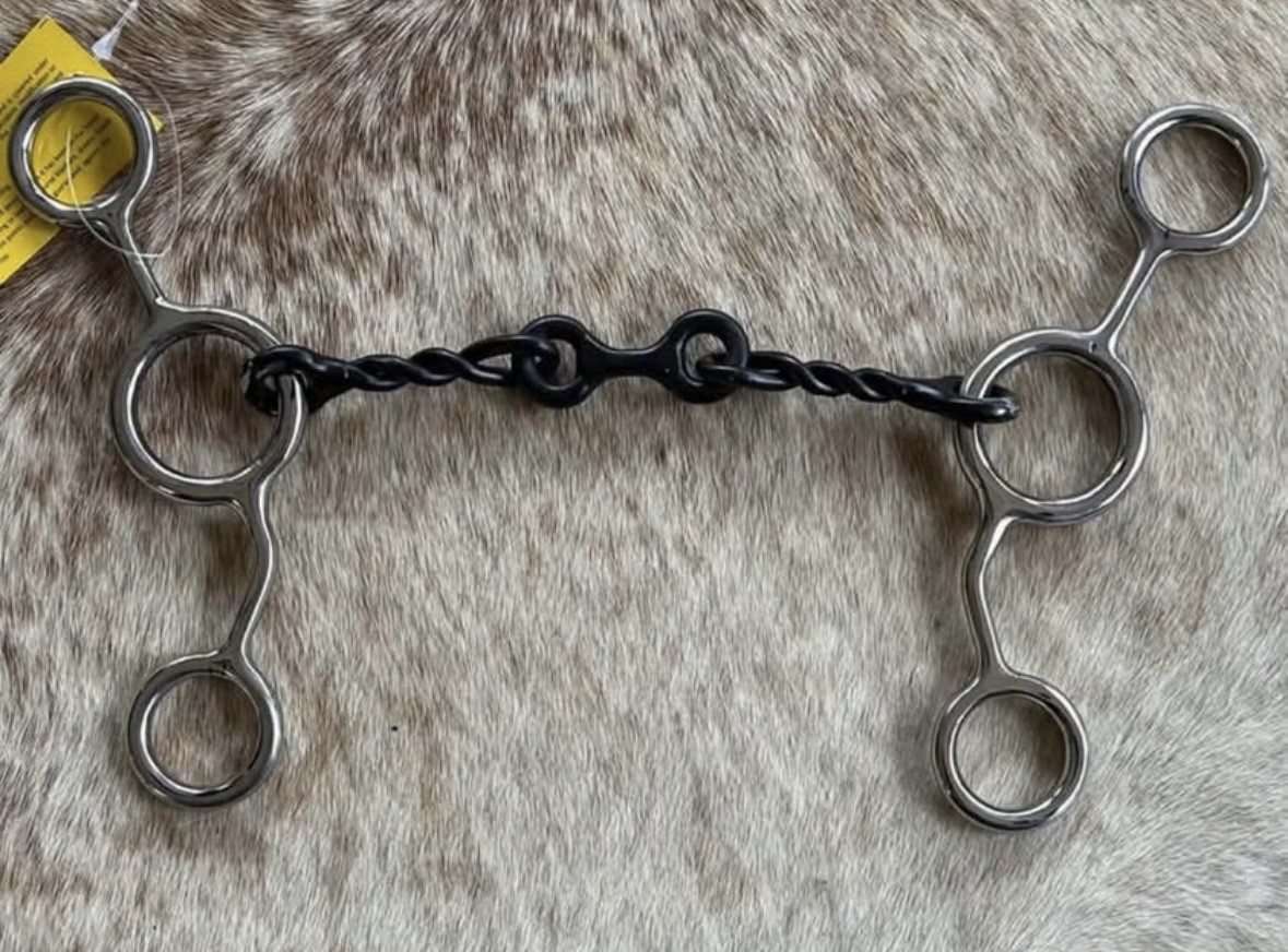 Stainless Steel JR Cowhorse 5” Dog Bone Sweet Iron Mouth Bit FREE SHIPPING