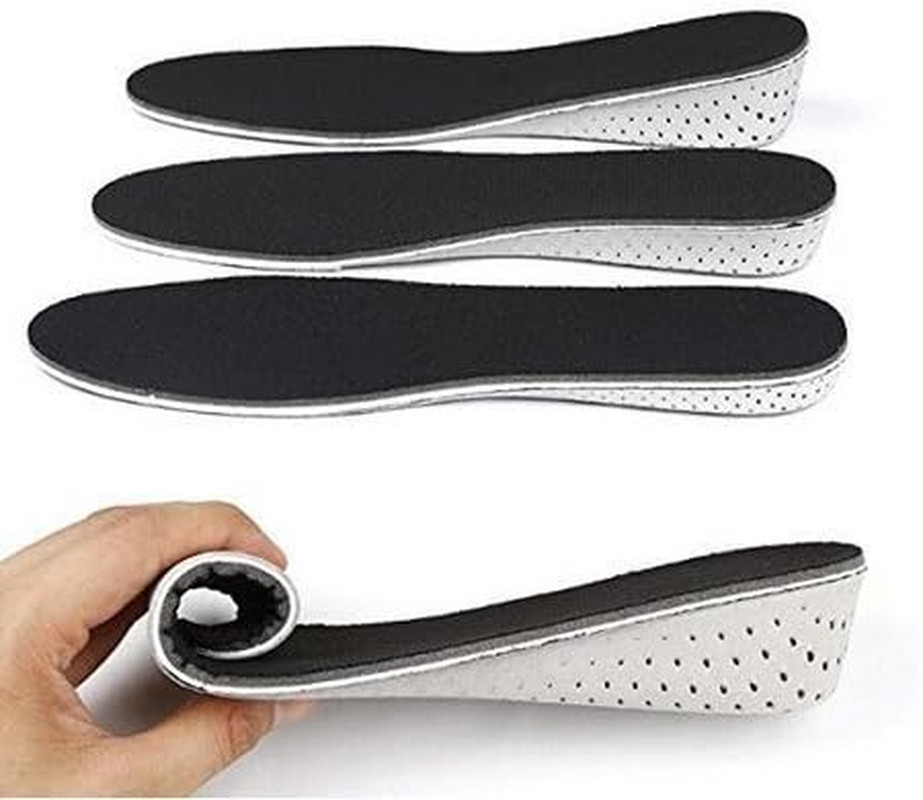 1Pair Soft Breathable Memory Foam Full Length Height Increase Insole Invisible I