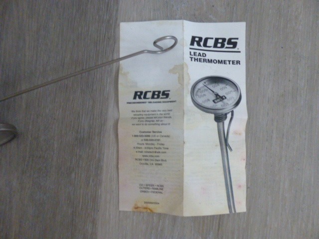 Used RCBS Lead Thermometer With Handle