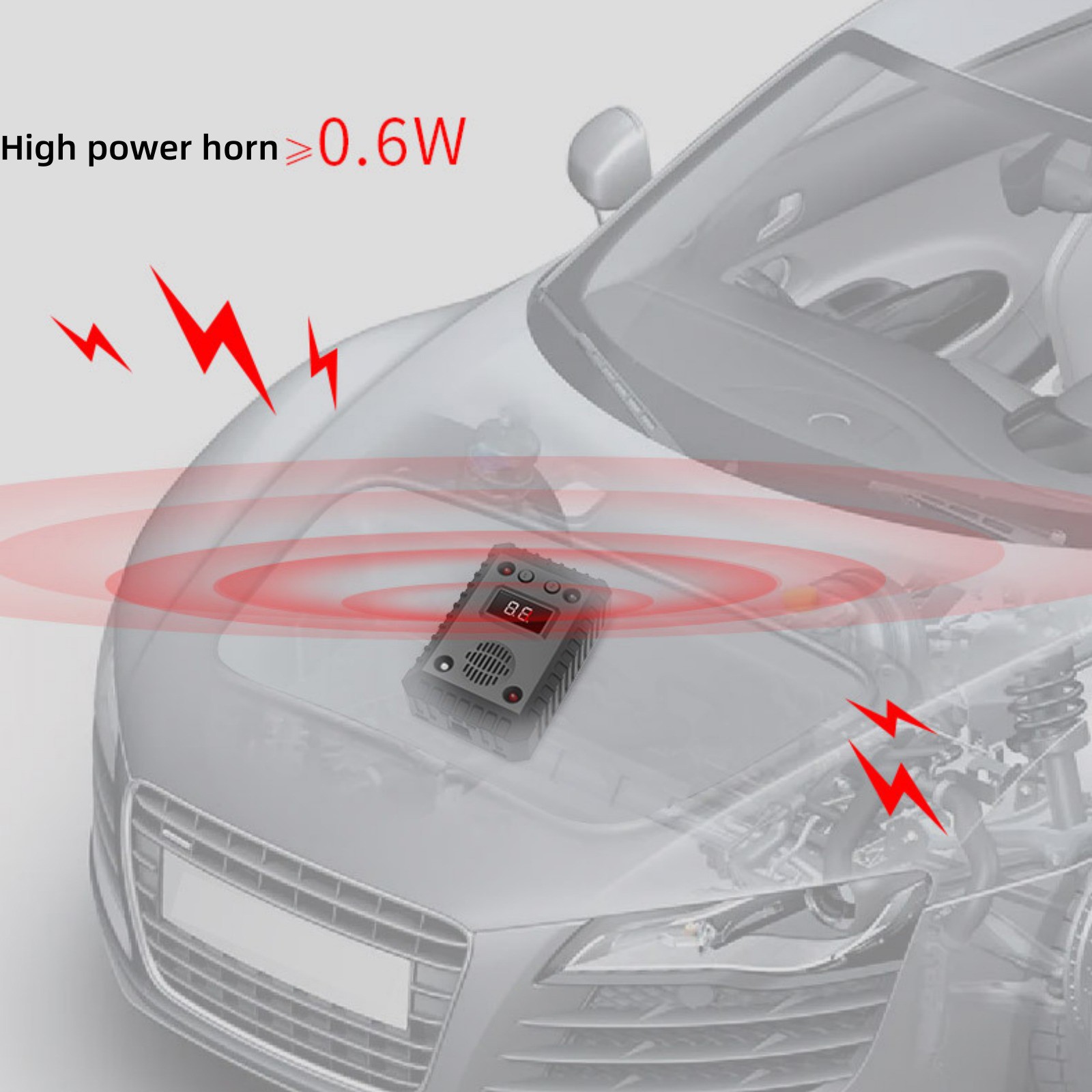 12V Ultrasonic Mouse Repeller for Car Wire Engine Rat Rodent Deterrent