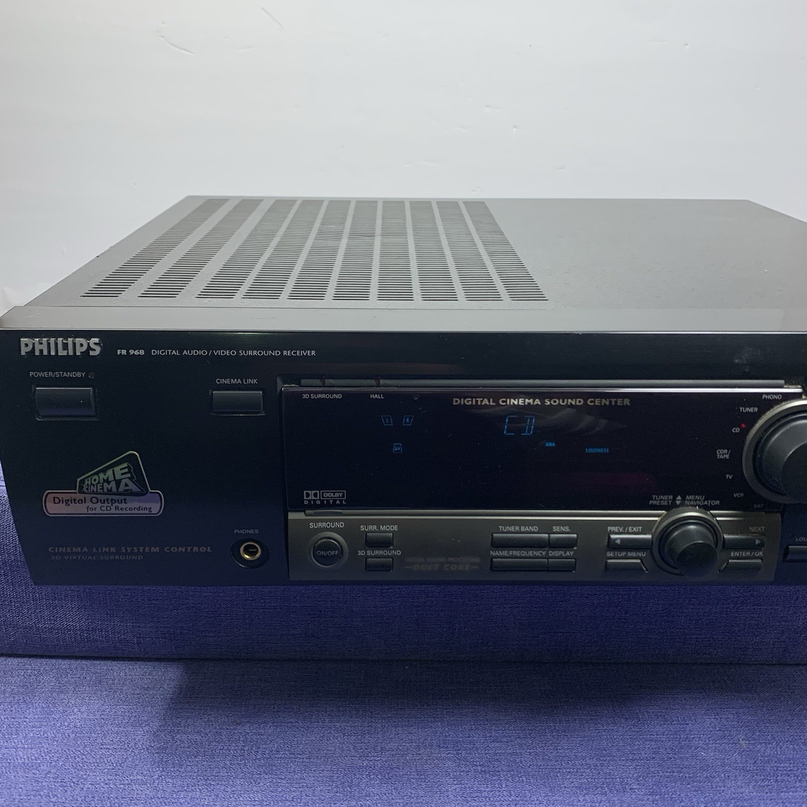 Philips FR968/17 Digital Audio Video Surround Receiver Home Cinema 280W Video
