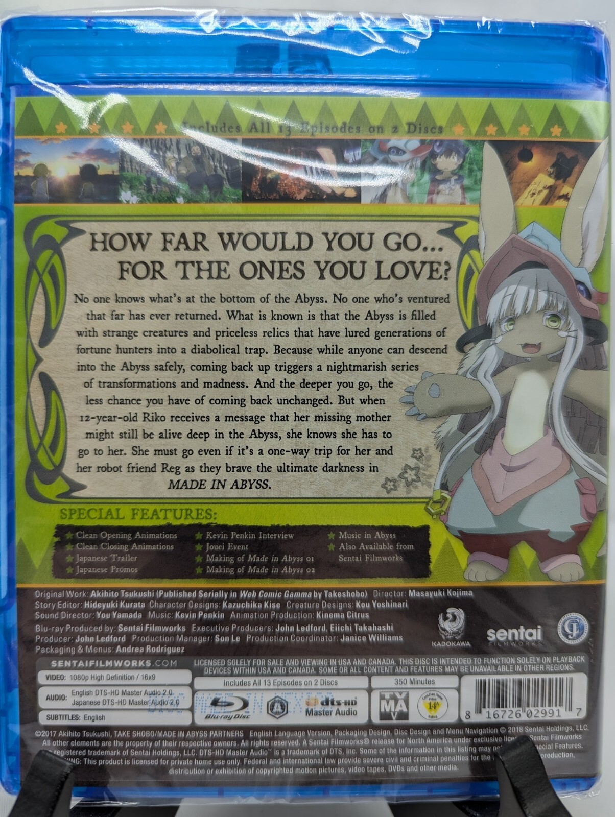 Made In Abyss Season 1 Blu-ray 2 Disc Set
