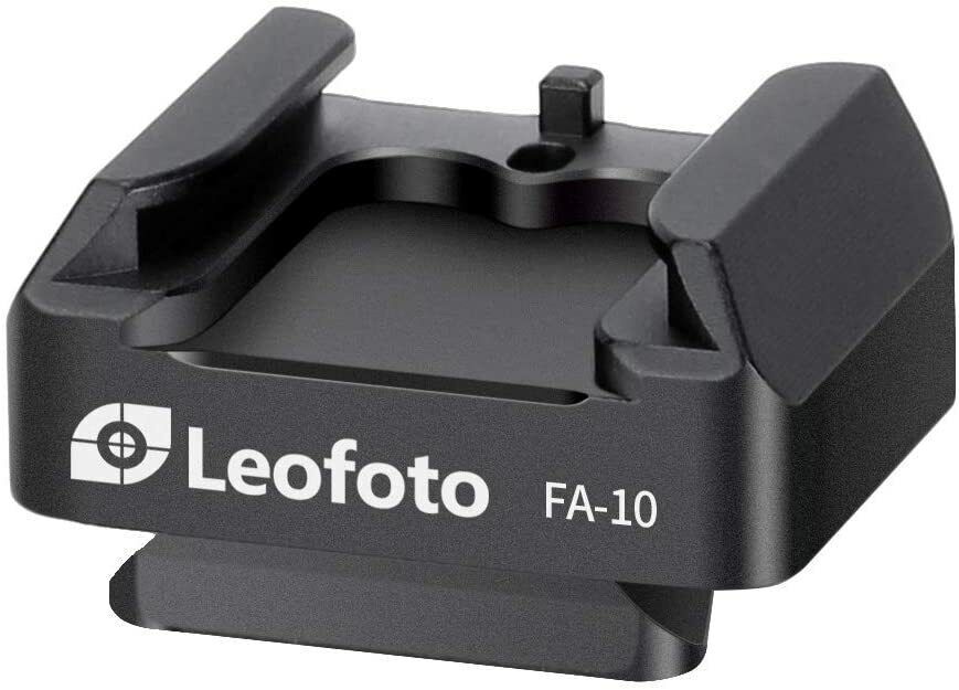 Leofoto FA-12 + FA-10 QR Flash Cold Shoe Adapter Kit