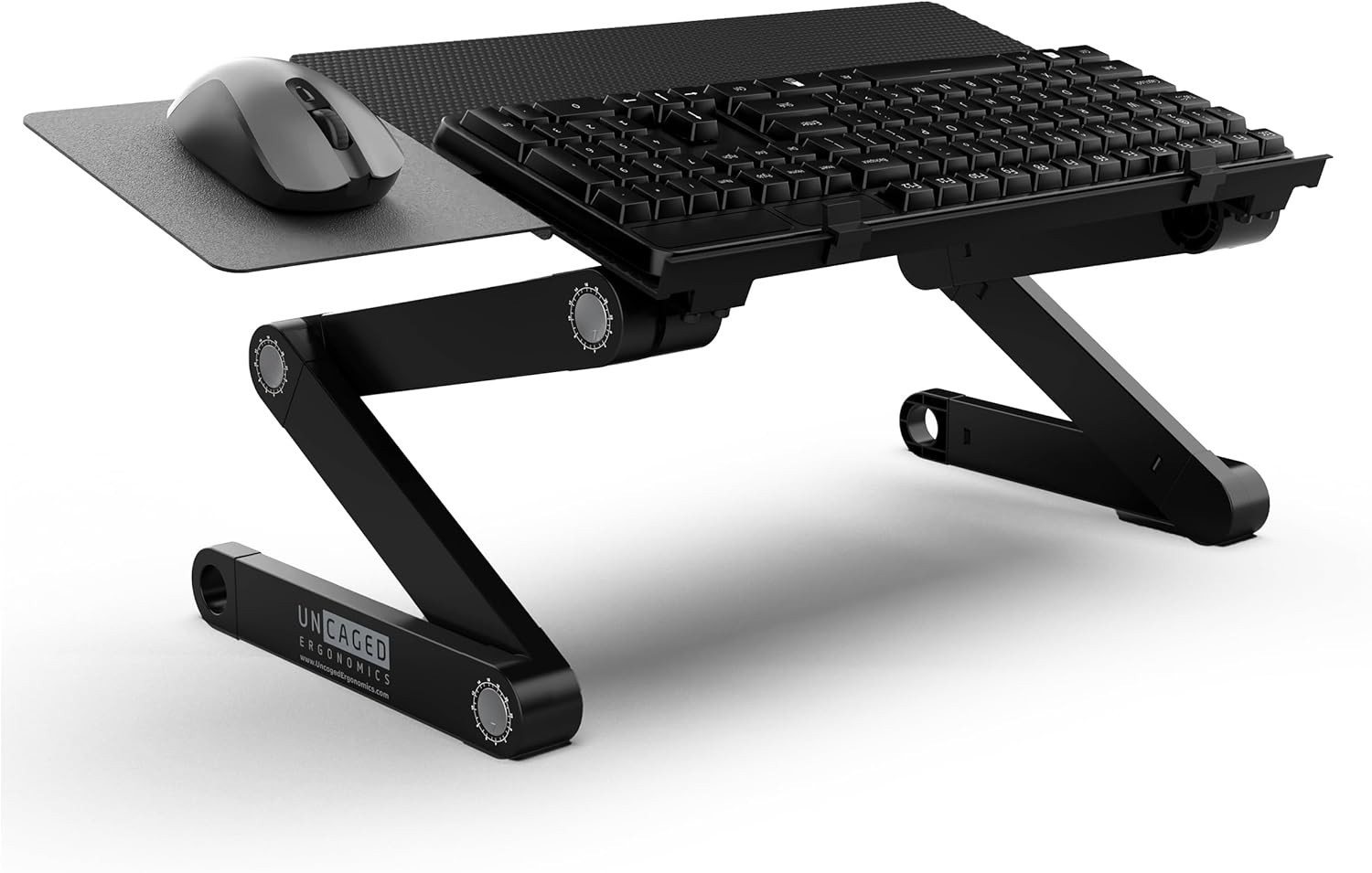 WorkEZ Adjustable Computer Keyboard Stand for Desk, Keyboard & Mouse Riser, E...