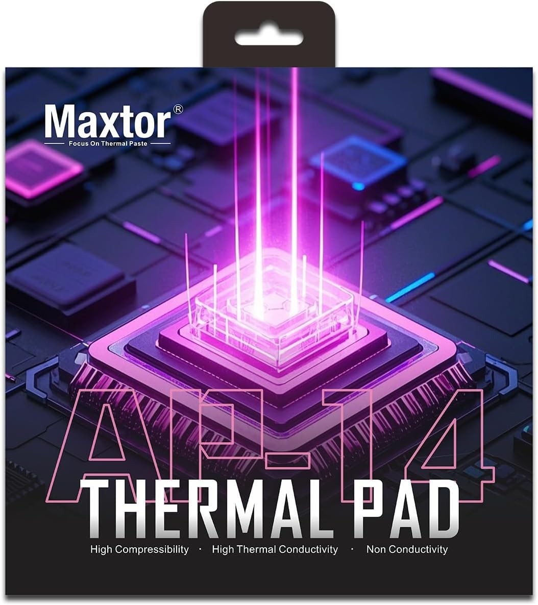 Maxtor AP14 Thermal Pad 16.8 W/mK 120x120x1.5mm Silicone Excellent Heat