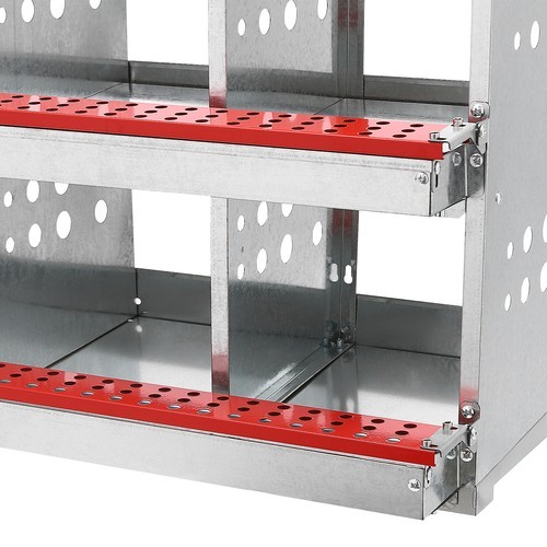 2-Layers 6-Compartments Chicken Nesting Case Chicken Coop Box Nesting Box 50kg