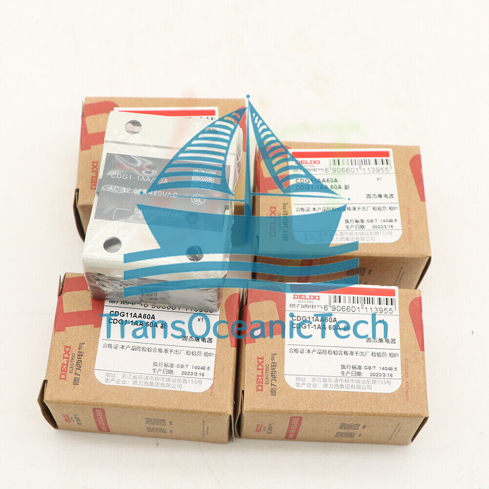 5PCS new Delixi CDG1-1AA CDG11AA/60A Series Solid State Relay CDG1-1AA 60A /RS