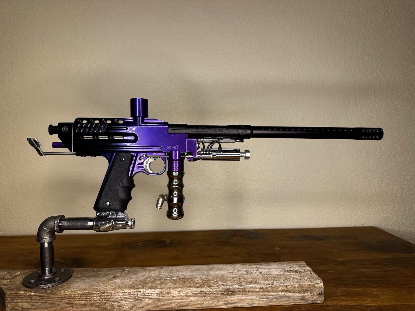 Shocktech Autococker Mechanical Semi-Auto Marker Purple/Black