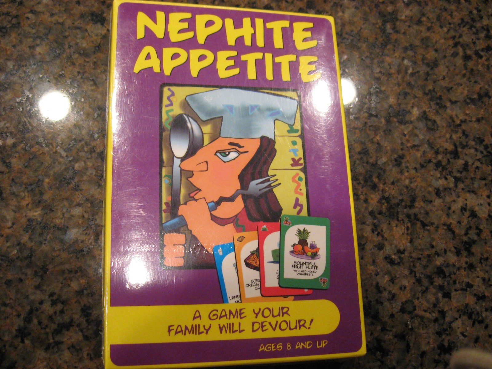 2003 LDS Mormon NEPHITE APPETITE Family Party Card Game Ages 8+ (2-6 Players)