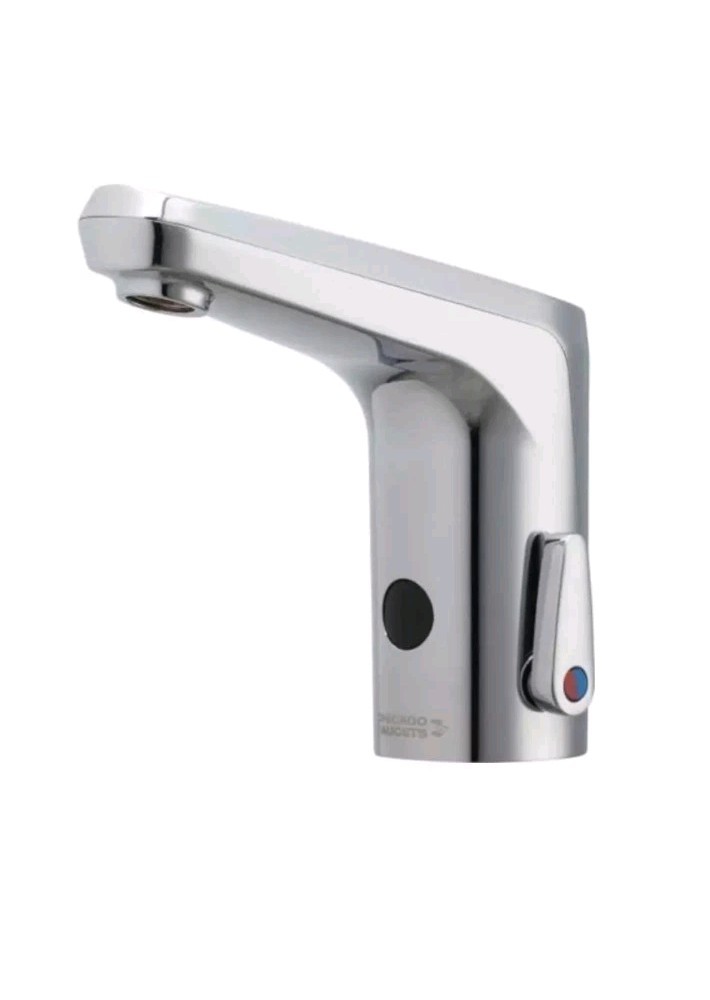 Chicago Faucets E80-A11A-17ABCP 0.5 GPM Touchless Bathroom Sink Faucet