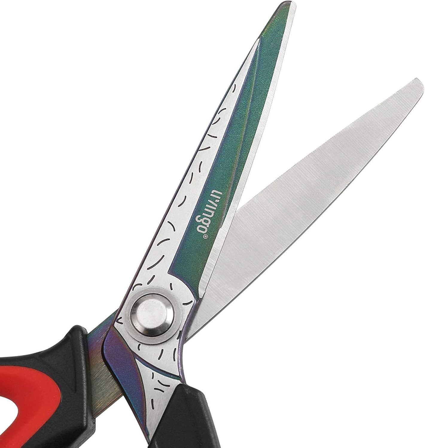 10" Multipurpose Heavy Duty Scissors, Titanium Coating Forged Stainless Stee...