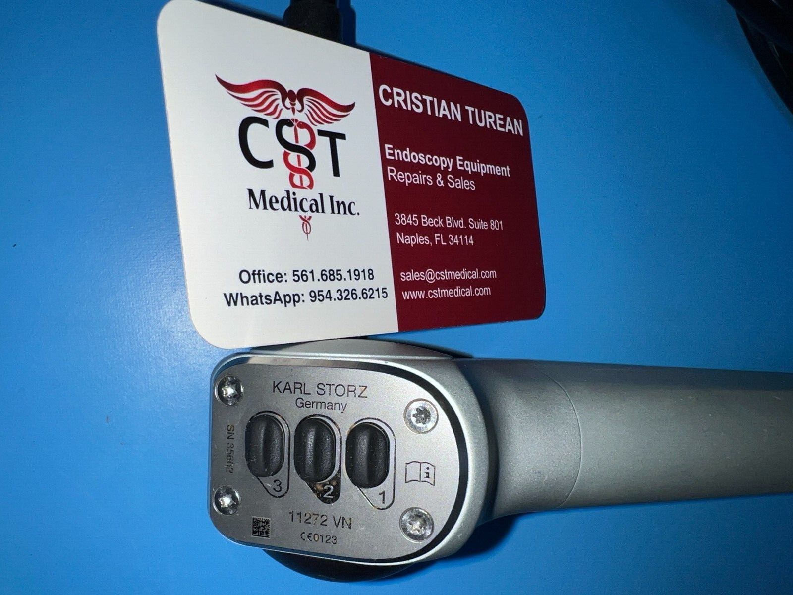 Karl Storz 11272VN Video Cysto-Urethroscope Excellent Conditions – Warranty