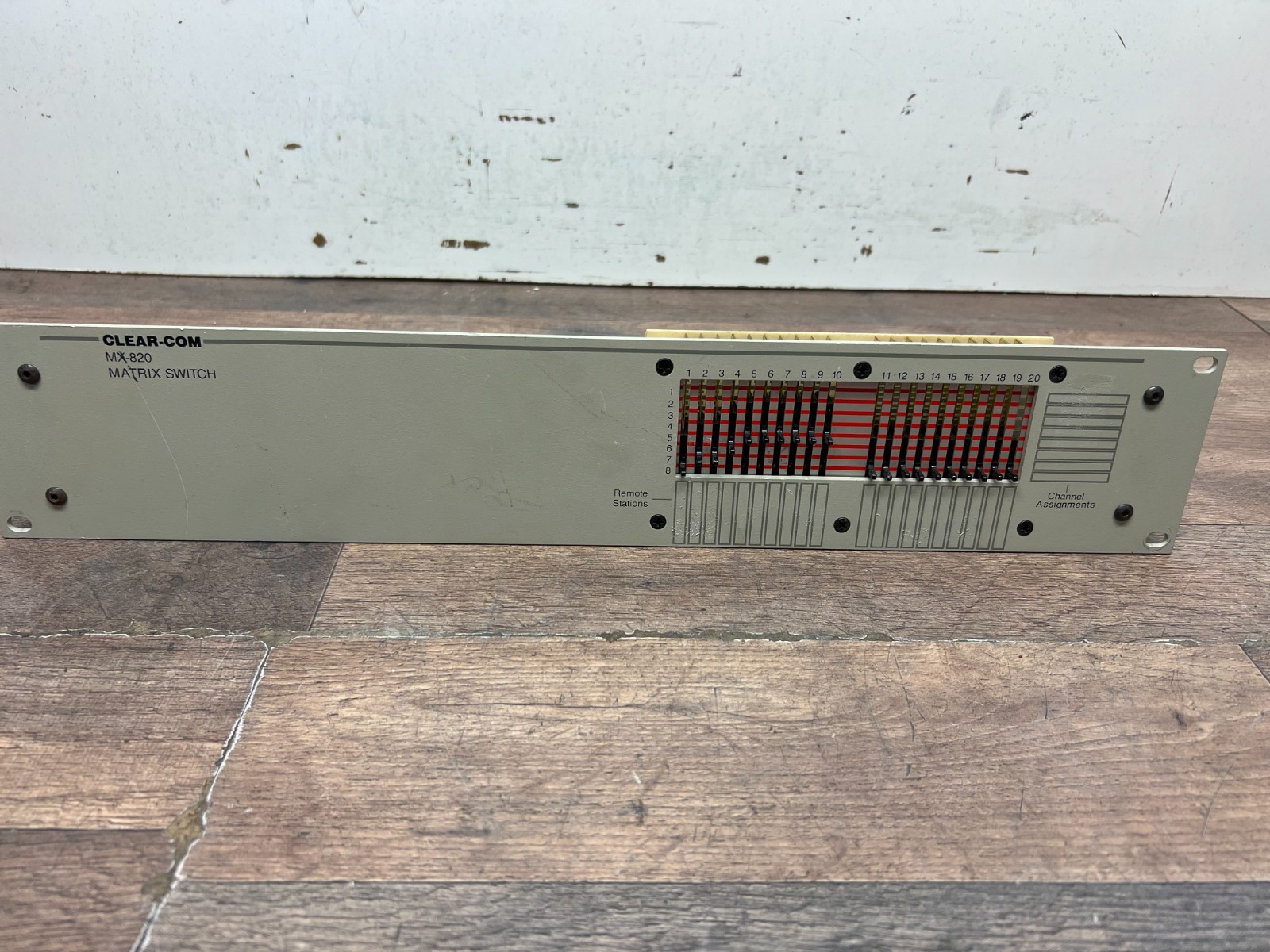 Clear-COM INTERCOM SYSTEM MATRIX SWITCH MX-820