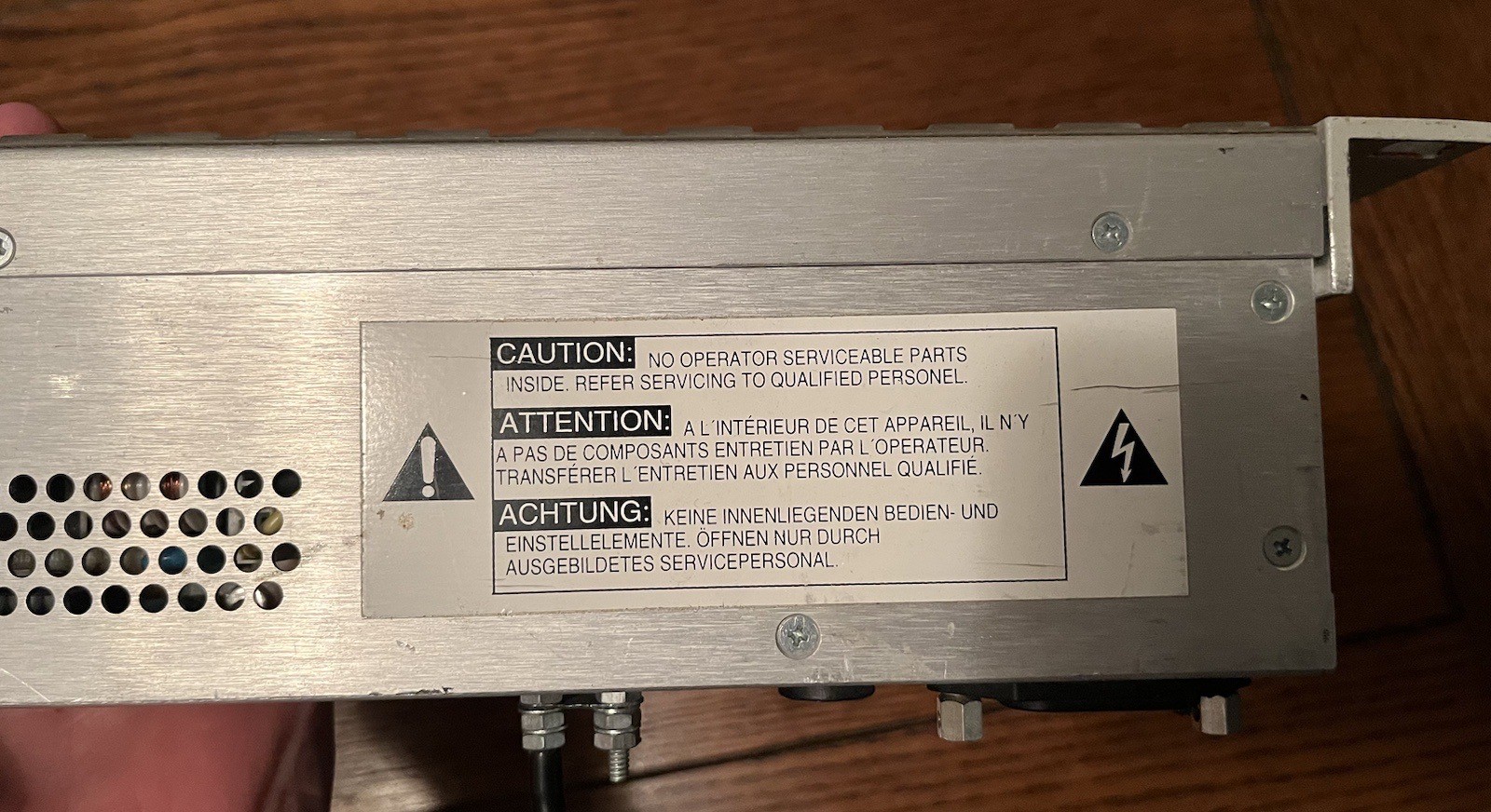 UNTESTED Philips CP 3832 Control Panel / Routing Switcher