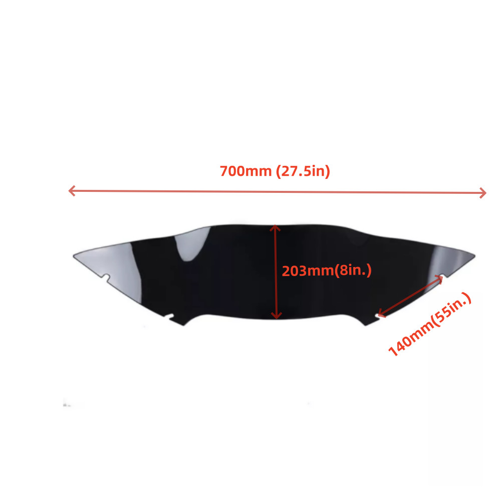 8'' Smoke Windshield Windscreen For 2015-2023 Harley Road Glide Special FLTRXS