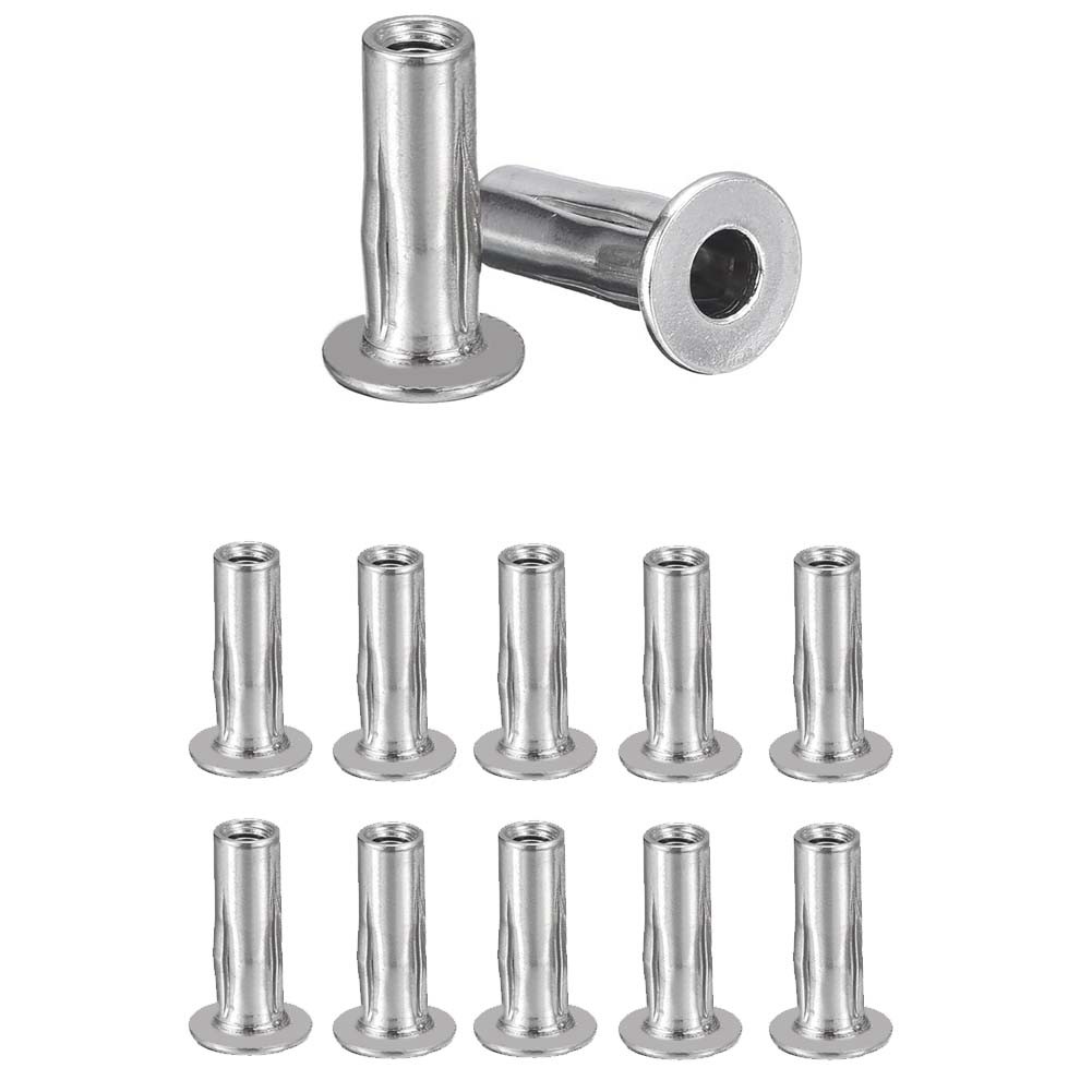 M5 Multi-Grip Rivet Nuts, 20Pcs Threaded Insert 304 Stainless Steel Plus2233