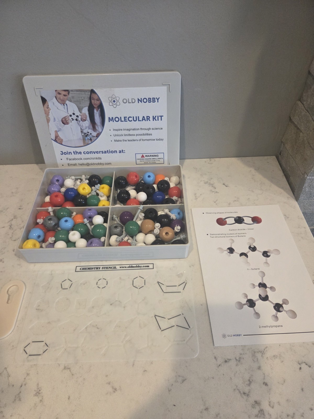 Old Nobby Organic Chemistry Molecular Model - 239 Pieces