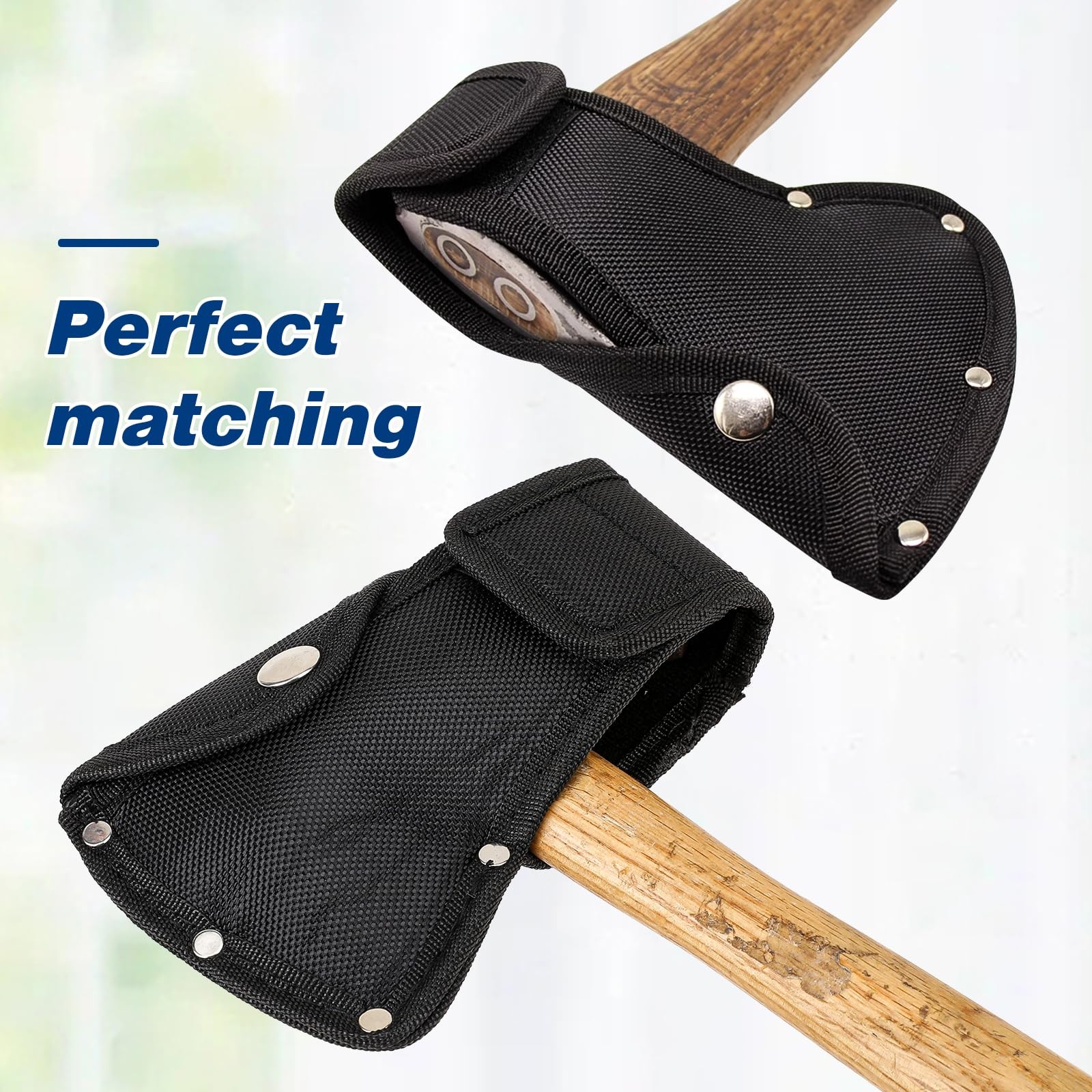 Hatchet Head Sheath Black Axe Sheath, Cover for 1-1/4lb Axes,...