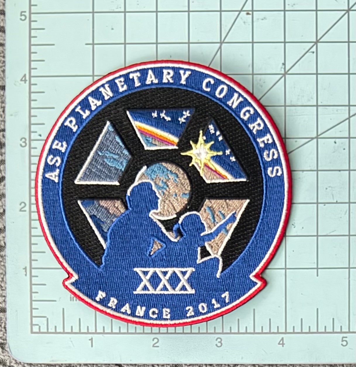 SPACE - ASE Planetary Congress 2017 Patch - France.