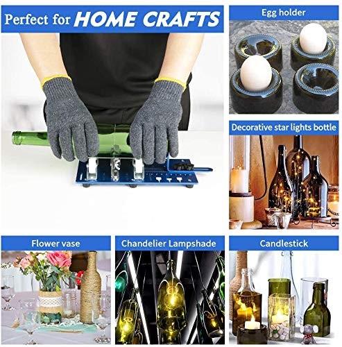 Glass Bottle Cutter Upgraded Cutting Machine for Round, Oval...