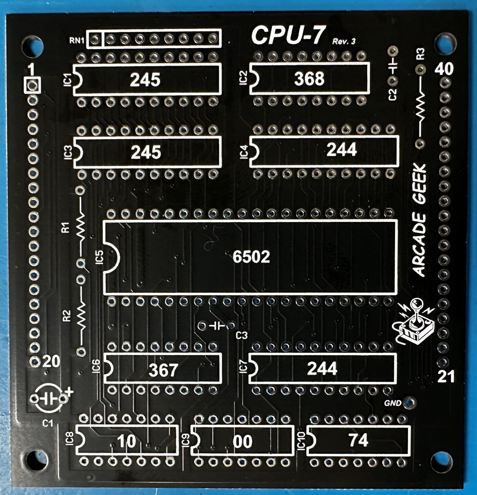 Midway Burger Time CPU-7 Reproduction PCB (Blank Board)