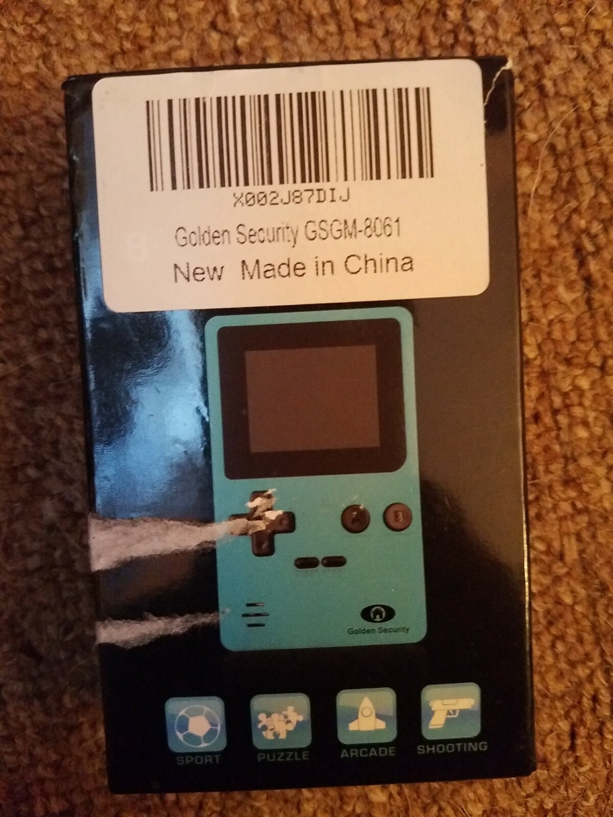 Golden Security GSGM-8061 Mini 1.8" Screen Arcade Game Console 152-In-1