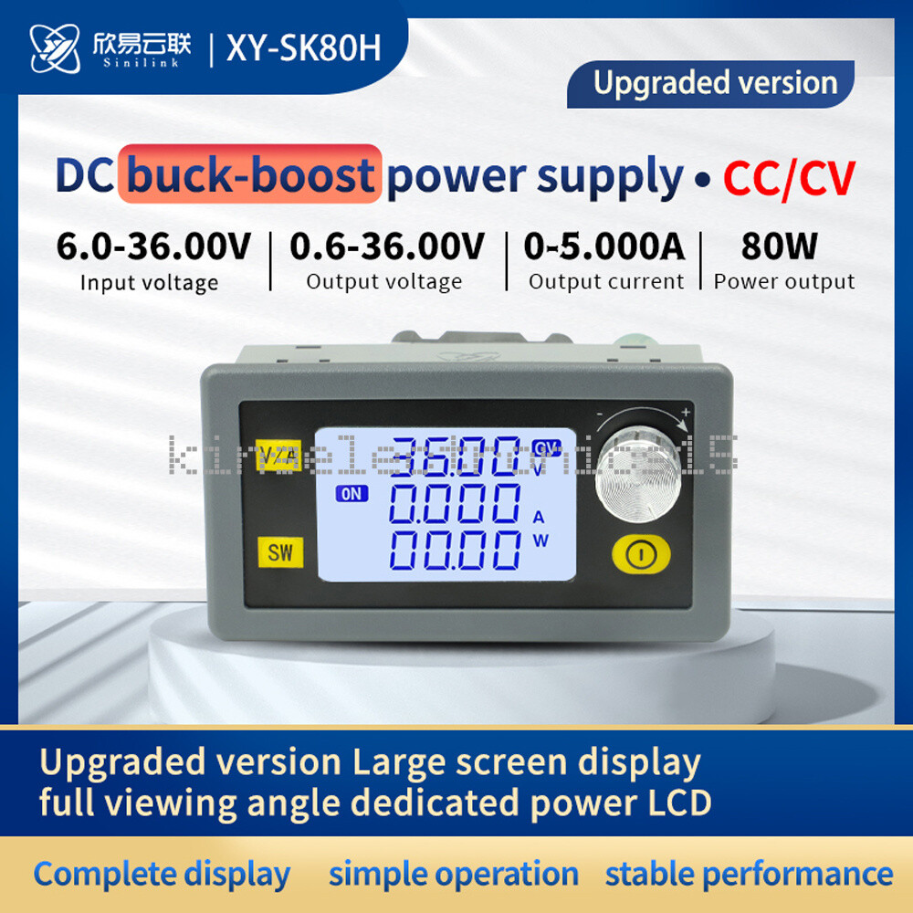 DC 6-36V 80W CNC Power Supply Boost Buck Converter Power Regulator CV CC Module