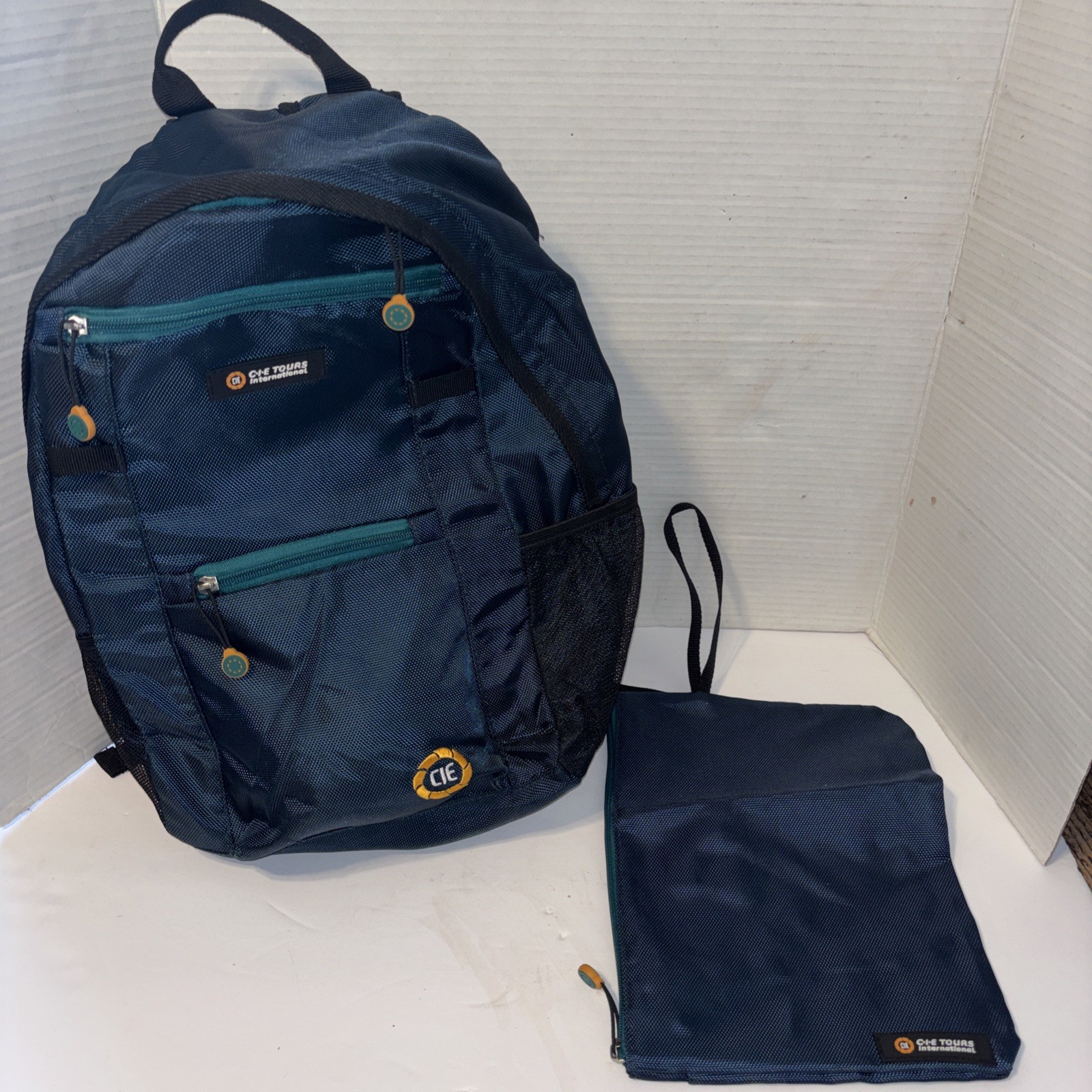 CIE Tours Ireland Scotland Travel Bag & Pouch Hiking Backpack Outdoor Navy Color
