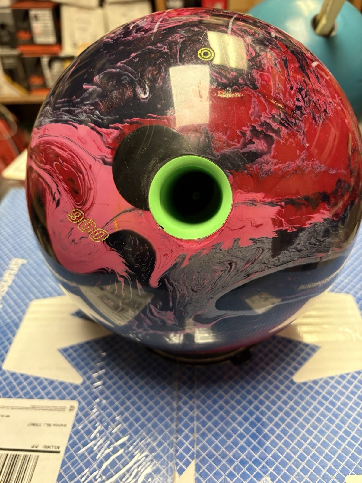 Used 900 Global Missing Link Bowling Ball 15 Pounds