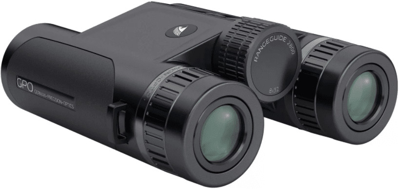 German Precision Optics RANGEGUIDE 8x32 Rangefinding Binocular, Black, BX700