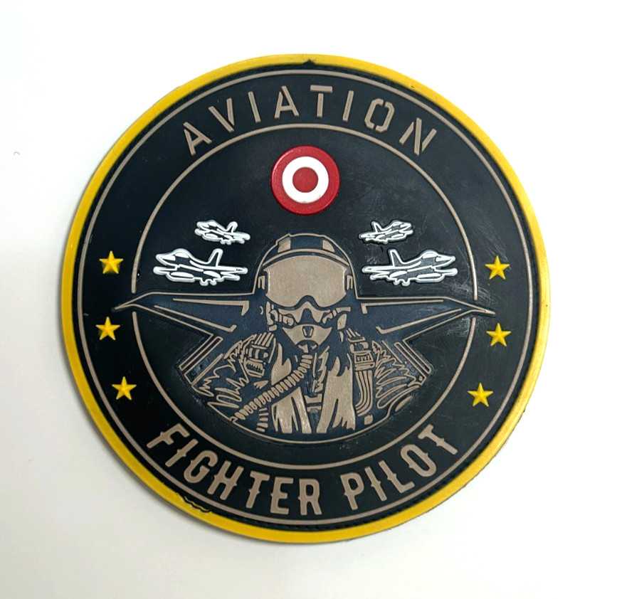 FIGHTER PILOT - AVIATION - F-16 -HIGH QUALITY PVC PATCH