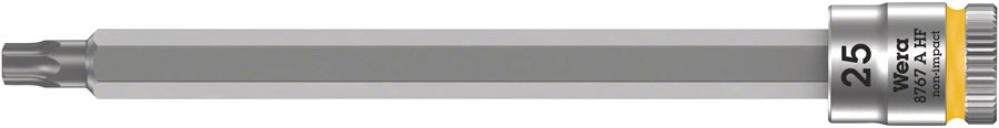 Wera 8767 A HF Torx T25 1/4" Drive Bit with Holding Function & Color-Coded Size