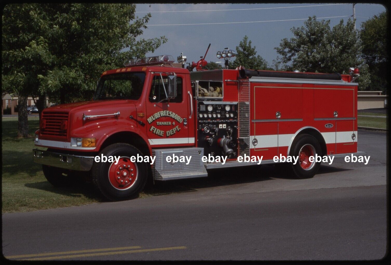 Murfreesboro TN 1991 International Luverne pumper Fire Apparatus Slide