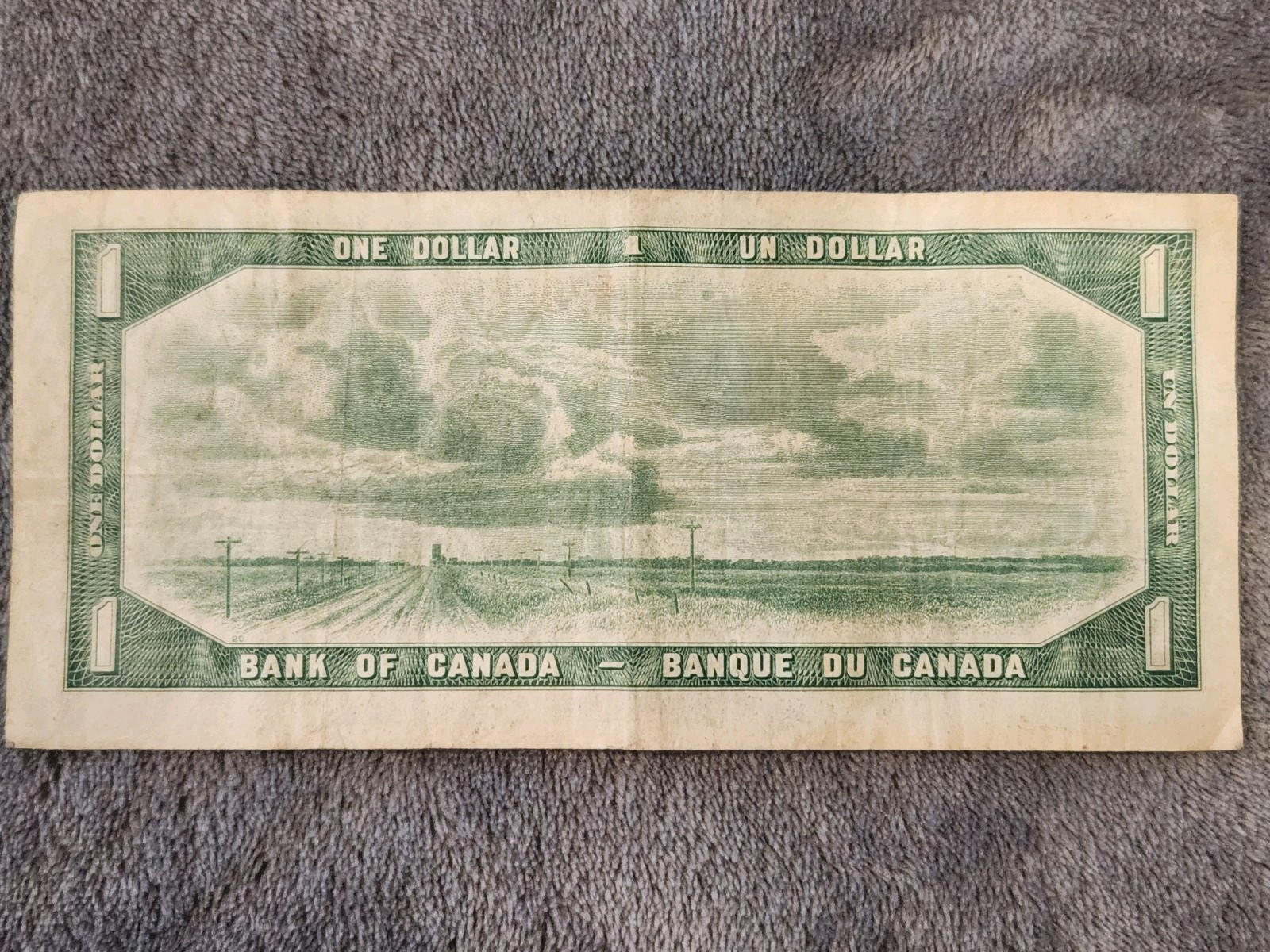 🇨🇦 Canada 1 dollar 1954 E/A Banknotes DEVILS HAIR