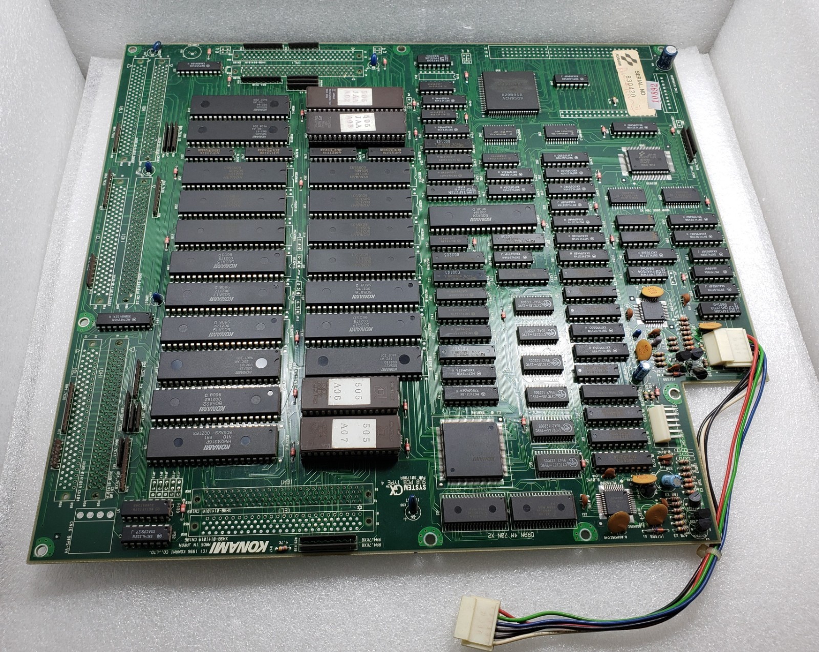 Konami Original SUB PCB TYPE 4 PWB 301798A  Video Arcade Game