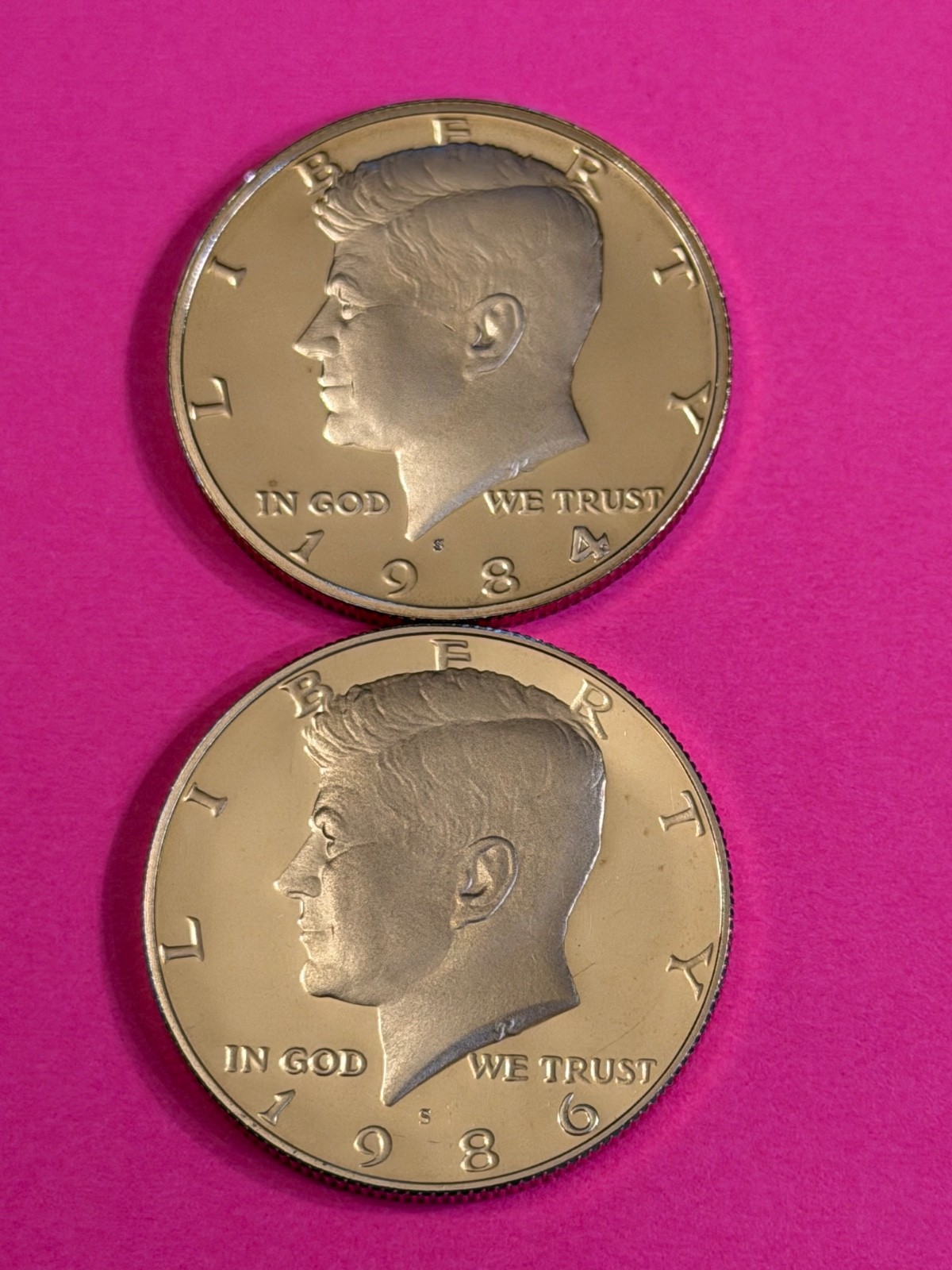 COIN KENNEDY 1984-1986 S PROOF FREE SHIPPING
