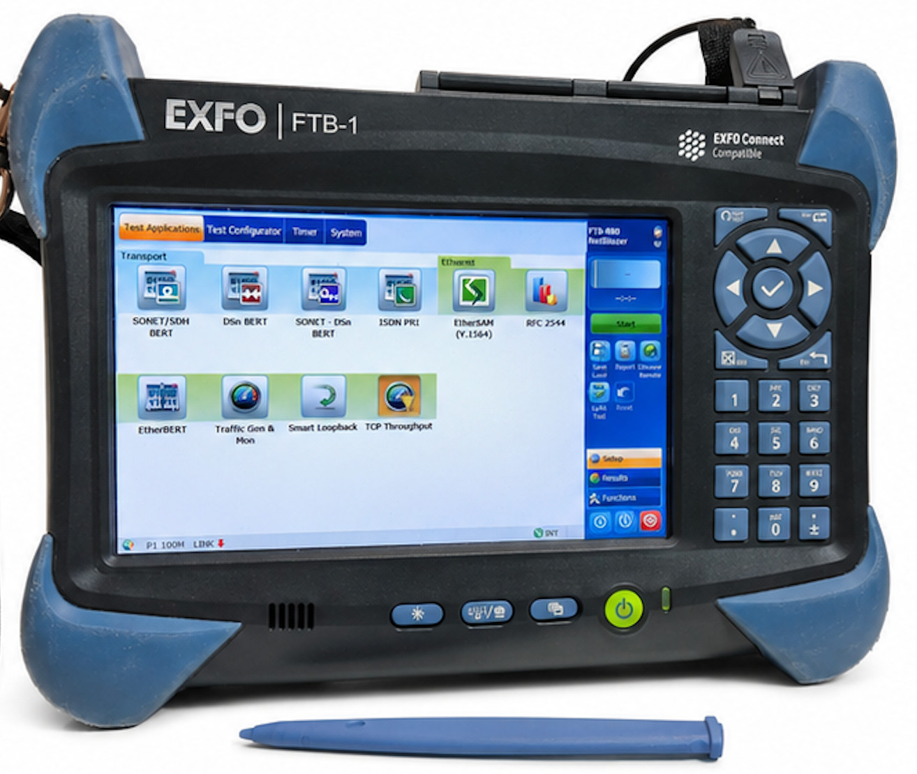 EXFO FTB-1 FTB-880 NetBlazer RFC2544 Y.1564 TCP Throughput Fiber Tester