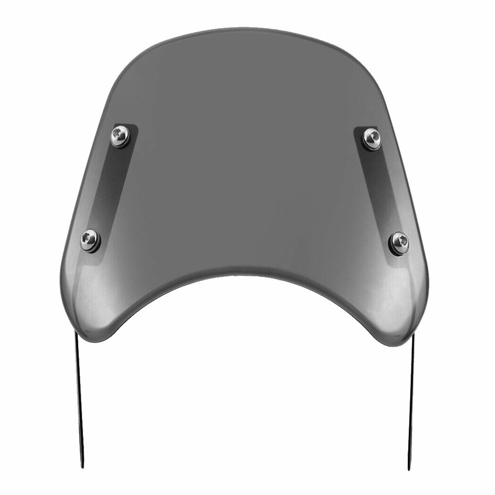 Motorcycle Windscreen Headlight Windshield For Round Universal 5-7'' Headlight