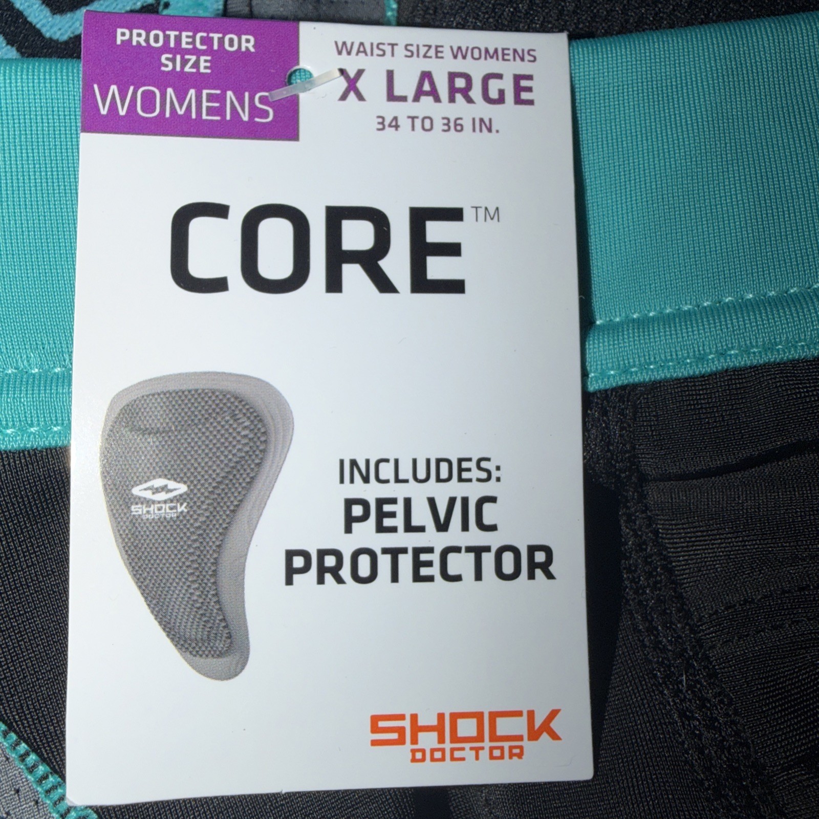 Shock Doctor women’s hockey SHORT pelvic protector X-large waist 34-36”