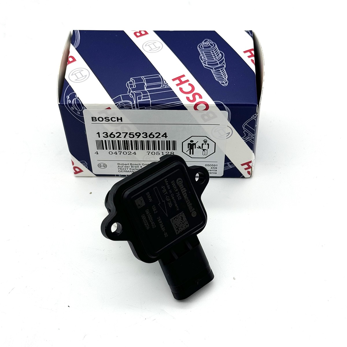 13627593624 Bosch MAF Mass Air Flow Sensor For BMW X3 X5 X6 135i 335i 535i 640i