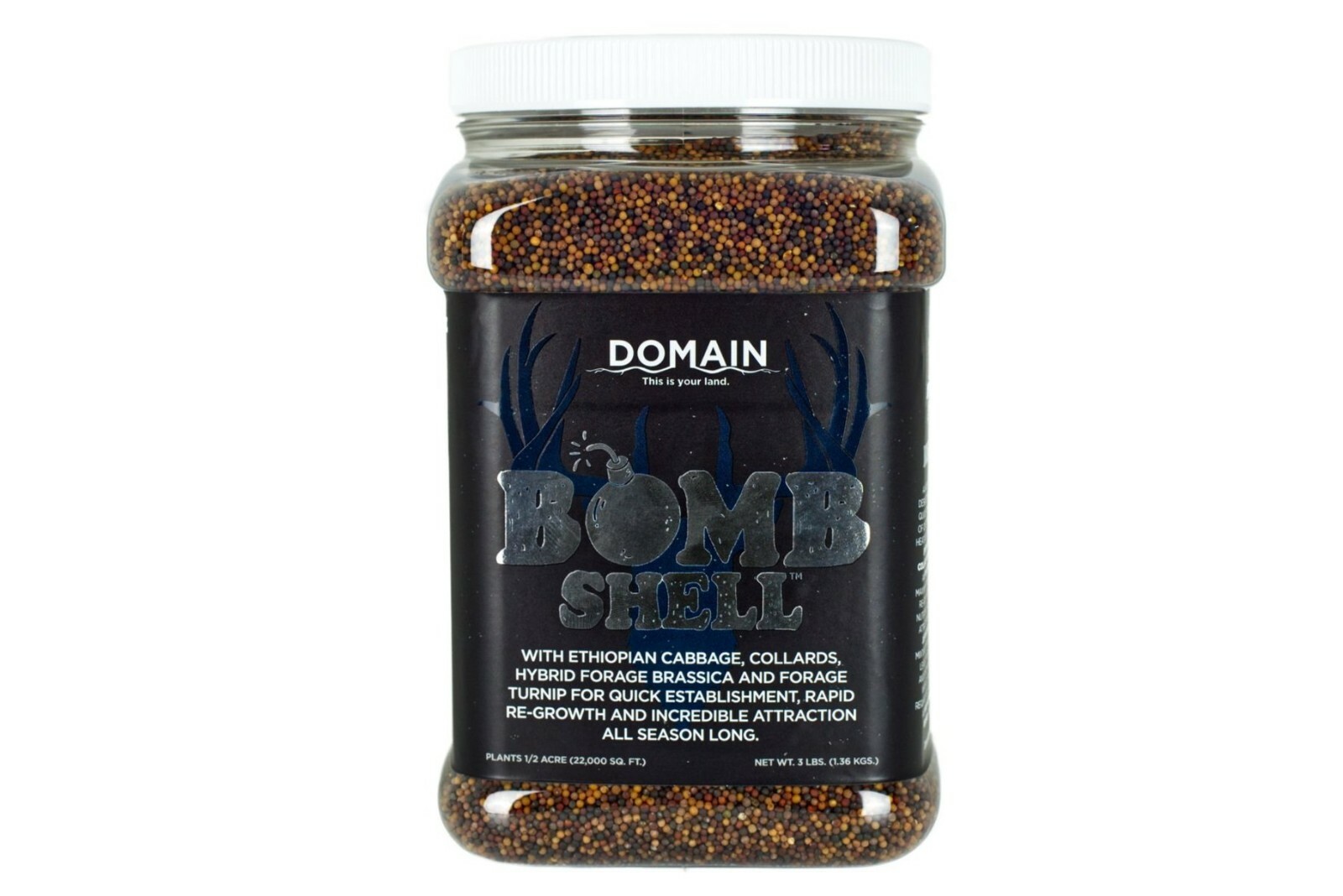 Domain Bomb Shell Food Plot Mix, 1/2 acre