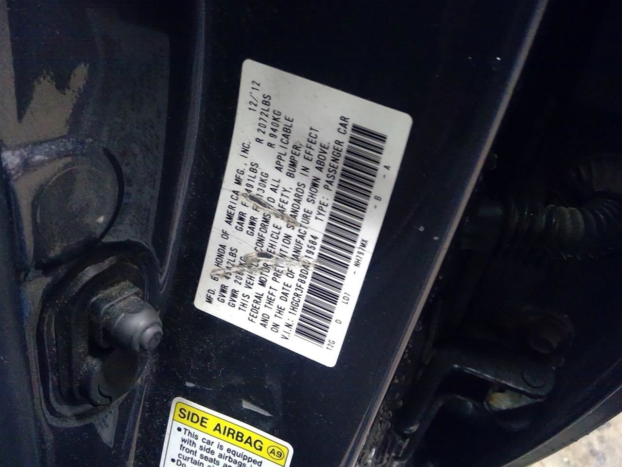 Smart Power Control Unit Module Left Hand Kick Panel Fits 13-14 ACCORD 1820156