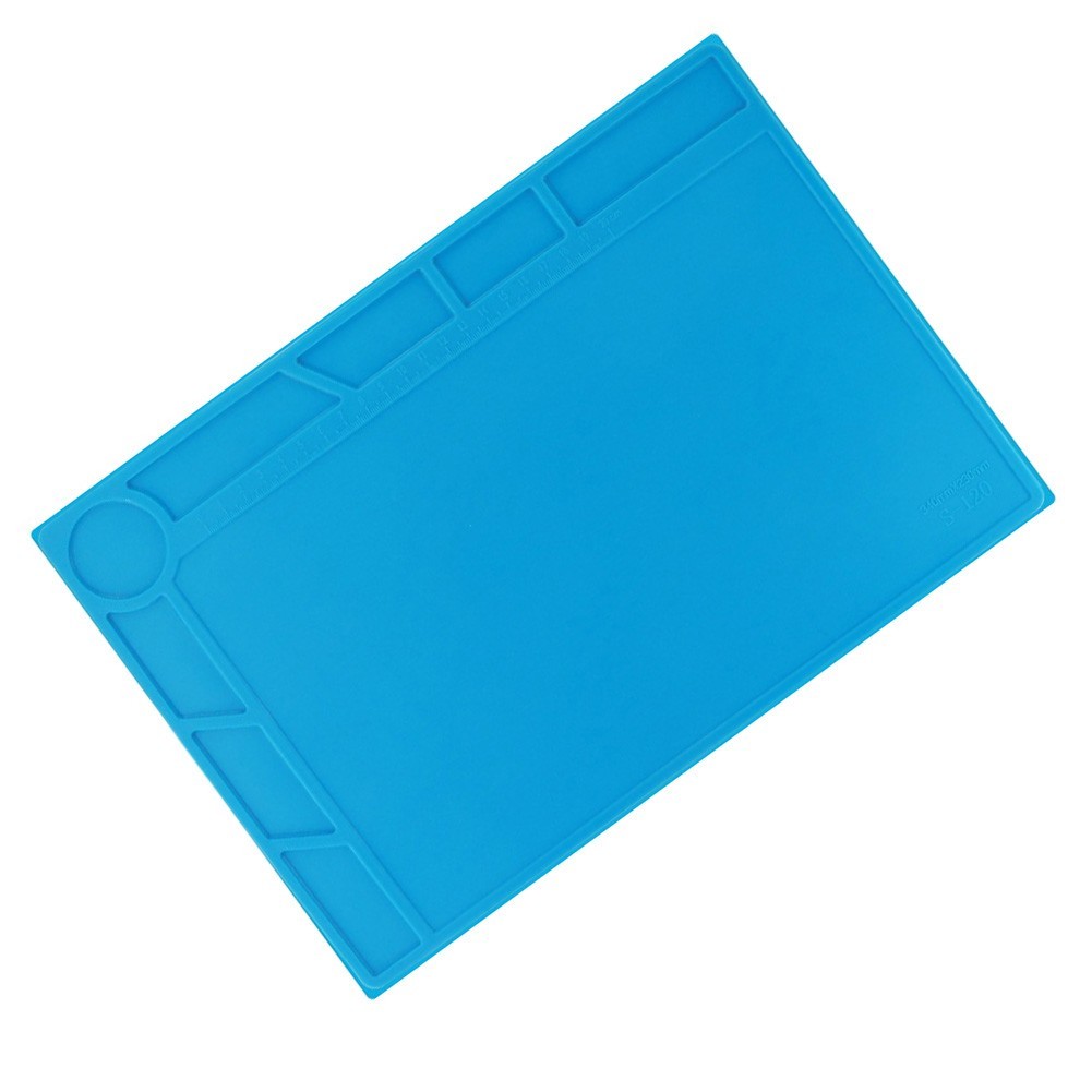 Silicone Soldering Mat S120 Heat Resistant Work Mat for Electronics Maintenance
