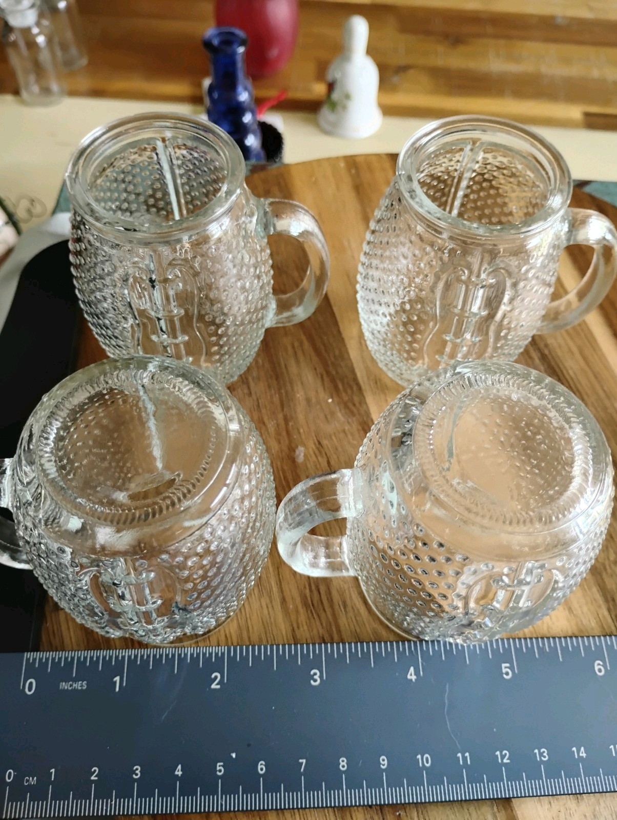 Set of 4 Football Shot Glasses