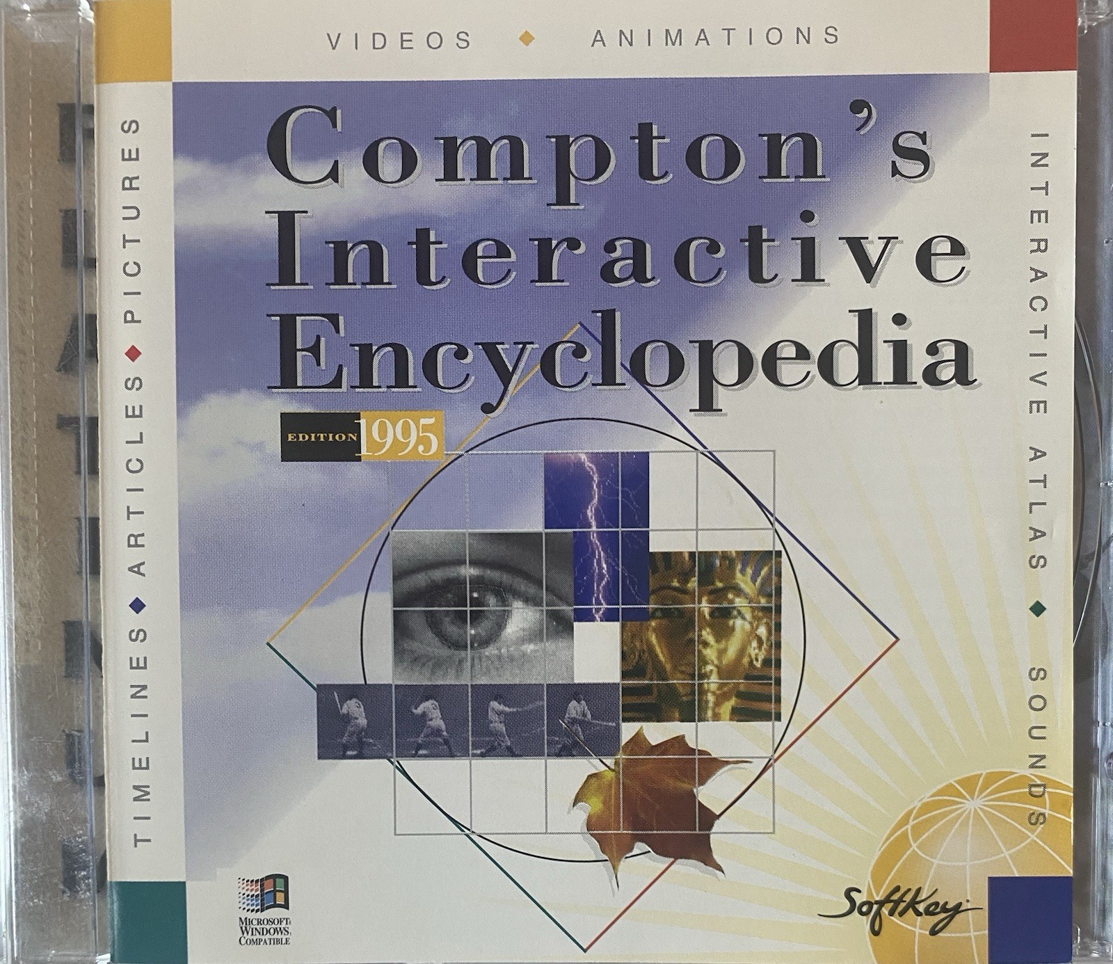 Compton's Interactive Encyclopedia 1995 Edition CD-ROM - DOS 3.1/Windows 3.1